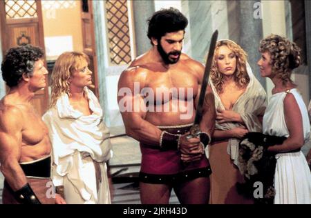 LOU FERRIGNO, SYBIL DANNING, LES SEPT GLADIATEURS MAGNIFIQUE, 1983 Banque D'Images