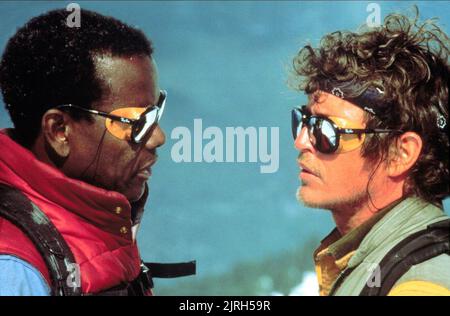 SIDNEY POITIER, Tom Berenger, tirer pour tuer, 1988 Banque D'Images