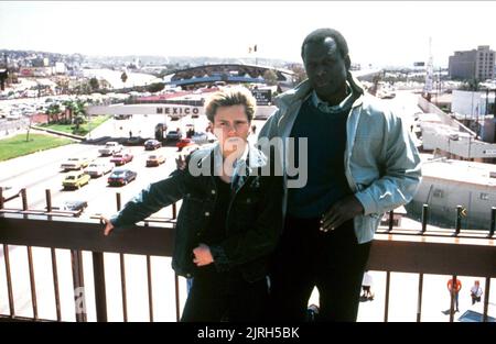 RIVER PHOENIX, Sidney Poitier, LITTLE NIKITA, 1988 Banque D'Images