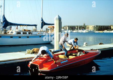 LEE MAJORS, DOUGLAS BARR, l'automne 1981, Guy Banque D'Images