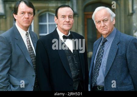 KEVIN WHATELY, RICHARD BRIERS, JOHN THAW, Inspecteur Morse, 1987 Banque D'Images