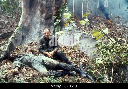 DANNY GLOVER, Gene Hackman, BAT 21, 1988 Banque D'Images