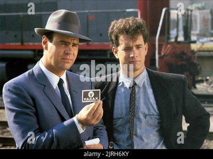 DAN AYKROYD, Tom Hanks, Dragnet, 1987 Banque D'Images