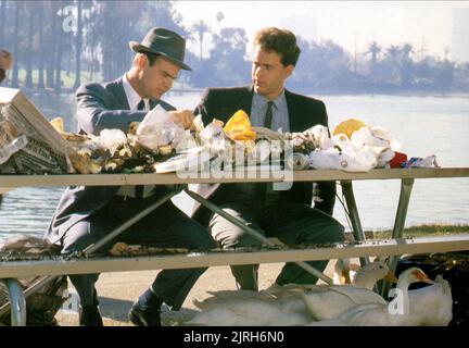 DAN AYKROYD, Tom Hanks, Dragnet, 1987 Banque D'Images