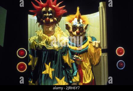 DES CLOWNS EFFRAYANTS, KILLER KLOWNS DE L'ESPACE, 1988 Banque D'Images