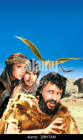 SHELLEY LONG, Dennis Quaid, Ringo Starr, CAVEMAN, 1981 Banque D'Images