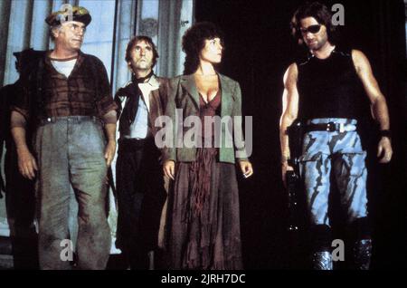 ERNEST IDAHO, Harry Dean Stanton, ADRIENNE BARBEAU, Kurt Russell, ESCAPE FROM NEW YORK, 1981 Banque D'Images