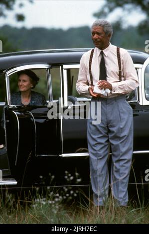 JESSICA TANDY, Morgan Freeman, Driving Miss Daisy, 1989 Banque D'Images