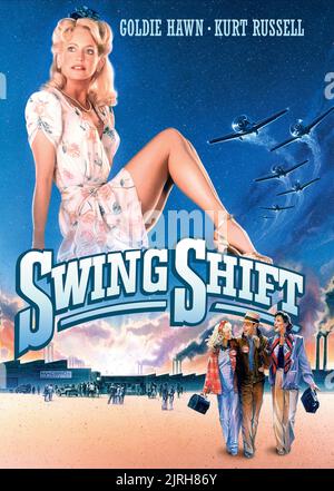 POSTER GOLDIE HAWN, SWING SHIFT, 1984 Banque D'Images