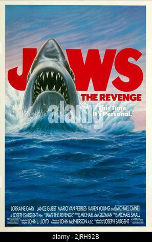 L'affiche de film, JAWS : The Revenge, 1987 Banque D'Images