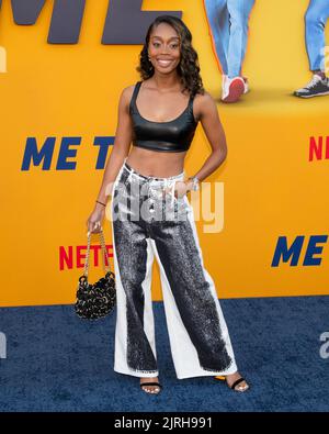 23 août 2022, Westwood, Californie, États-Unis: Erin Winters assiste à la première de Los Angeles de Netflix me Time. (Credit image: © Billy Bennight/ZUMA Press Wire) Banque D'Images