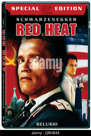 ARNOLD SCHWARZENEGGER, James Belushi, rouge feu, 1988 Banque D'Images