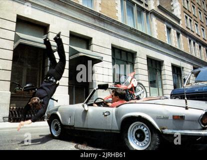 ACCIDENT DE MOTOCYCLE, ACADÉMIE DE POLICE, 1984 Banque D'Images