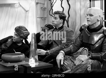 CRAIG CHARLES, DANNY JOHN JULES, CHRIS BARRIE, ROBERT LLEWELLYN, NAIN ROUGE, 1988 Banque D'Images