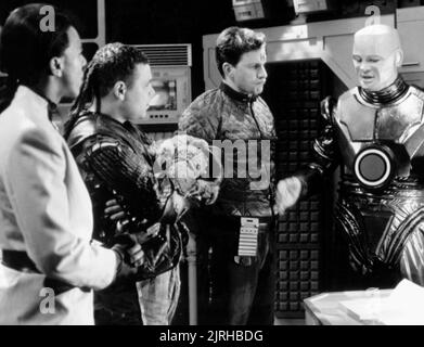 DANNY JOHN JULES, CRAIG CHARLES, CHRIS BARRIE, ROBERT LLEWELLYN, NAIN ROUGE, 1988 Banque D'Images