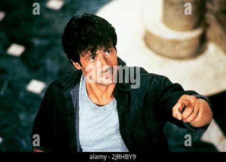 SYLVESTER STALLONE, AU SOMMET, 1987 Banque D'Images