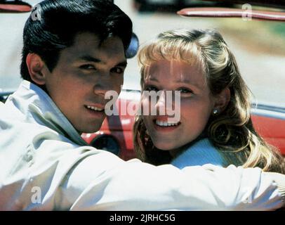 LOU DIAMOND PHILLIPS, DONNA LUDWIG, LA BAMBA, 1987 Banque D'Images