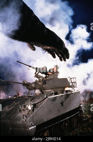 Les attaques de gorilles TANK, KING KONG VIT, 1986 Banque D'Images