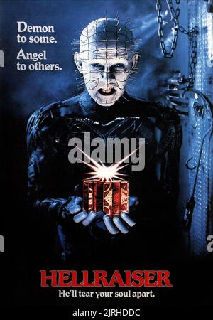 DOUG BRADLEY AFFICHE, HELLRAISER, 1987 Banque D'Images