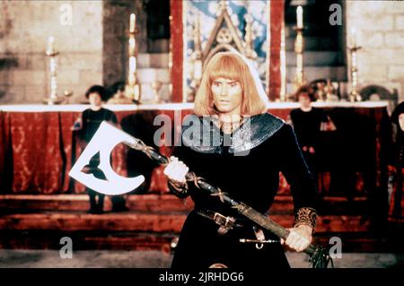 MILES O'KEEFFE, ÉPÉE DE LA VAILLANTE : LA LÉGENDE DE SIR GAWAIN AND THE GREEN KNIGHT, 1984 Banque D'Images