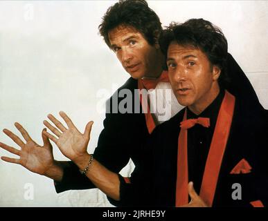 WARREN Beatty, Dustin Hoffman, ISHTAR, 1987 Banque D'Images