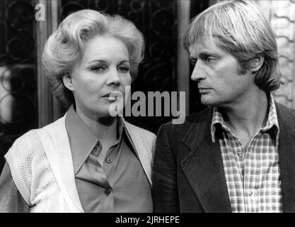 CARROLL BAKER, DAVID MCCALLUM, L'OBSERVATEUR DANS LES BOIS, 1980 Banque D'Images