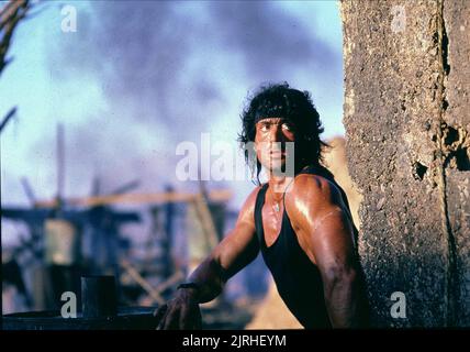 SYLVESTER STALLONE, Rambo III, 1988 Banque D'Images