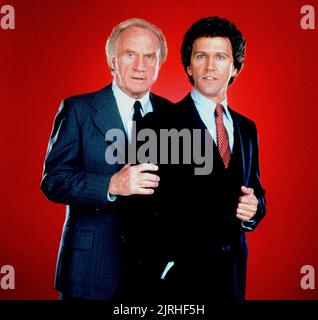 JACK Warden, John Rubinstein, fou comme un renard, 1984 Banque D'Images