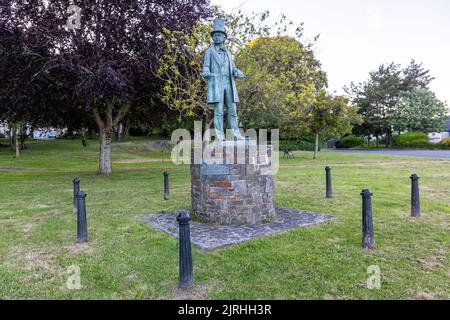 Statue du Royaume d'Isambard Brunel, Neyland, Pembrokeshire, pays de Galles, Royaume-Uni Banque D'Images