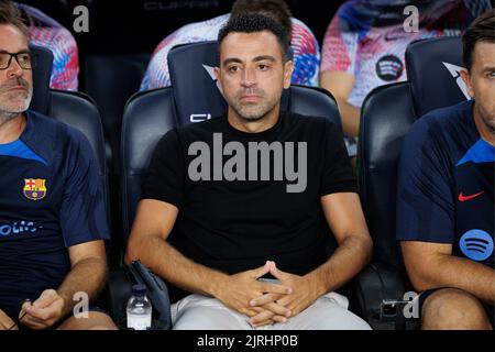 Barcelone, Espagne. 24th août 2022. Lors d'un match de football de charité entre Barcelone et Manchester City au stade Camp Nou à Barcelone, Espagne, le mercredi 24 août 2022. Credit: CORMON PRESSE/Alamy Live News Banque D'Images