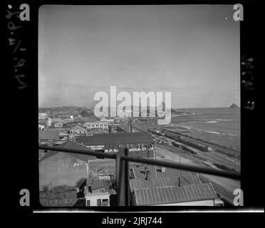 Images de Taranaki : New Plymouth, 16 avril 1936, Taranaki, par Frederick Butler. Collection Butler/Crown Studios F B. Don de Frederick B Butler, 1971. Banque D'Images