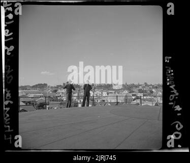 Images de Taranaki : New Plymouth, 16 avril 1936, Taranaki, par Frederick Butler. Collection Butler/Crown Studios F B. Don de Frederick B Butler, 1971. Banque D'Images