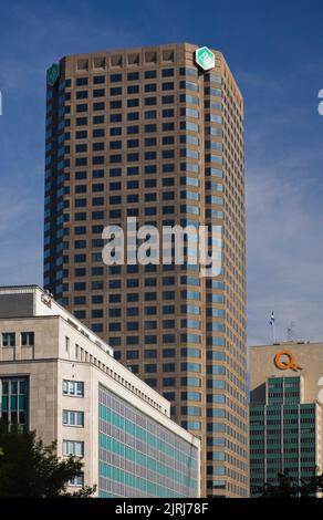 Tour sud complexe Desjardins, Montréal, Québec, Canada. Banque D'Images