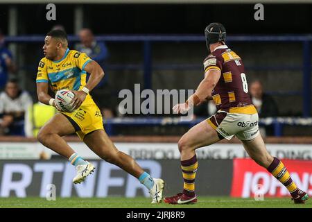 David Fusitu'a #2 de Leeds Rhinos en action pendant le match à, le 8/24/2022. (Photo de David Greaves/News Images/Sipa USA) Credit: SIPA USA/Alay Live News Banque D'Images