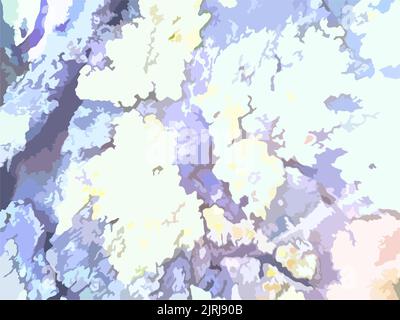 Texture de l'arbre pourri en tons froids pour les tissus ou les textiles. La véritable structure du vieux bois avec de la mousse et des fissures pour le camouflage, l'impression, l'intérieur Banque D'Images