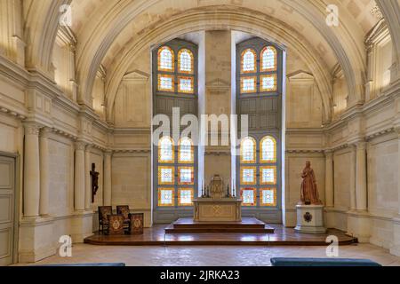 Château de Chambord. France. La chapelle Banque D'Images