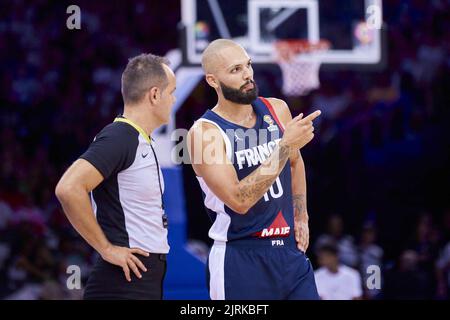 Evan FOURNIER (10) de France lors de la coupe du monde de basket-ball 2023 qualificatifs, 2nd Round Group K match de basket-ball entre la France et la République Tchèque sur 24 août 2022 à l'arène Accor à Paris, France - photo: Ann-dee Lamour/DPPI/LiveMedia Banque D'Images