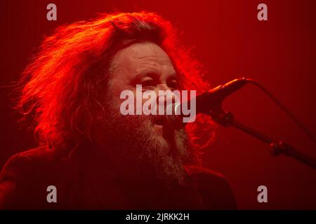 Oslo, Norvège. 24th août 2022. Le duo de rock français l'inspecteur Cluzo donne un concert au Sentrum Scene d'Oslo. Ici, le chanteur et guitariste Laurent Lacrouts est vu en direct sur scène. (Crédit photo : Gonzales photo/Alamy Live News Banque D'Images