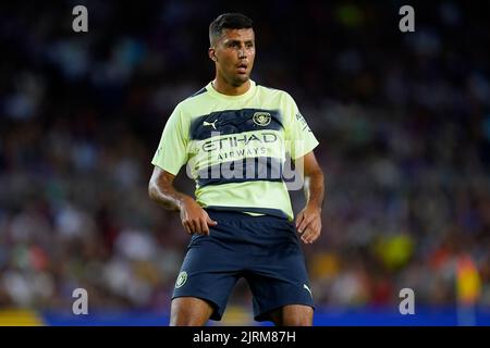 RodHernandez de Manchester City pendant le match amical pour le bénéfice de la SLA entre le FC Barcelone et Manchester City a joué au stade Spotify Camp Nou sur 24 août 2022 à Barcelone, Espagne. (Photo de Colas Buera / PRESSIN) Banque D'Images