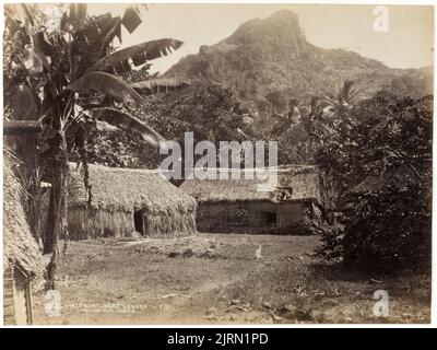 Waitova, près de Levuka, Fidji, Nouvelle-Zélande, par Burton Brothers. Banque D'Images