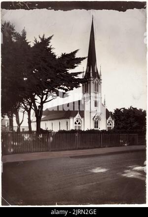 Église anglicane Saint Augustine, Petone, Petone, par Muir & Moodie. Banque D'Images