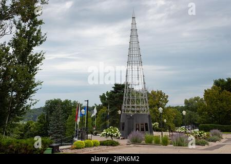 STILLWATER, MN, États-Unis - 24 AOÛT 2022 : Mémorial des vétérans de Stillwater, Minnesota. Banque D'Images