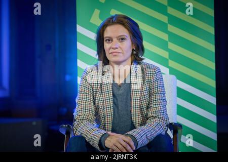 Edinburgh Scotland, Royaume-Uni 25 août 2022. Jack Monroe à Central Hall pour le Festival international du livre d'Édimbourg. Credit sst/alamy Live News Banque D'Images