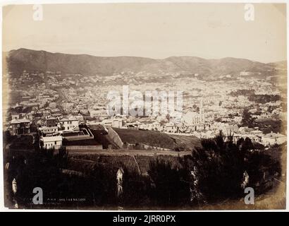 Te Aro Wellington, Wellington, par Burton Brothers. Banque D'Images