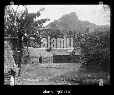 Waitova, près de Levuka, Fidji, 14 juillet 1884, Nouvelle-Zélande, Par Burton Brothers, Alfred Burton. Banque D'Images