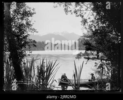 Lac Kanieri (sic) de la baie Dorothy Banque D'Images