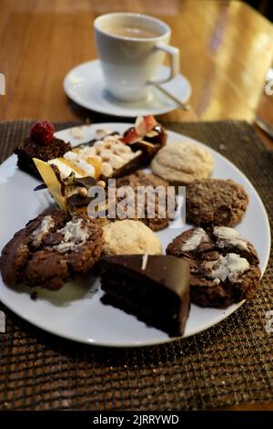 Café et desserts tout ce que vous pouvez manger buffet à l'hôtel cinq étoiles de Bangkok Thaïlande Banque D'Images