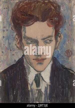 Edward McKnight Kauffer, vers 1915, Londres, par Raymond McIntyre. Don de la succession de C. Millan Thompson à l'occasion de la retraite du directeur, S.B. MacLennan, 1968. Banque D'Images