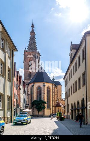 Place du marché, Rottenburg am Neckar, Bade-Wurtemberg, allemagne Banque D'Images