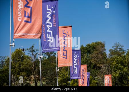 Barcelone, Espagne. 26th août 2022. Ambiance pendant les 4 heures de Barcelone 2022, 4th tour de la série européenne le Mans 2022 sur le circuit de Barcelone-Catalunya de 26 août à 28, à Barcelone, Espagne - photo Xavi Bonilla / DPPI crédit: DPPI Media / Alay Live News Banque D'Images